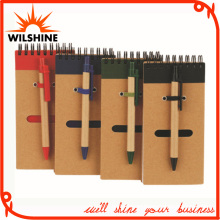 Eco Friendly Mini Notebook with Recycled Paper Pen (PNB023)